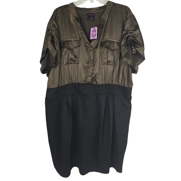 Torrid NWT Vintage Dead Stock Ponti Skirt Dress Women's 4 - 4X - Picture 5 of 10